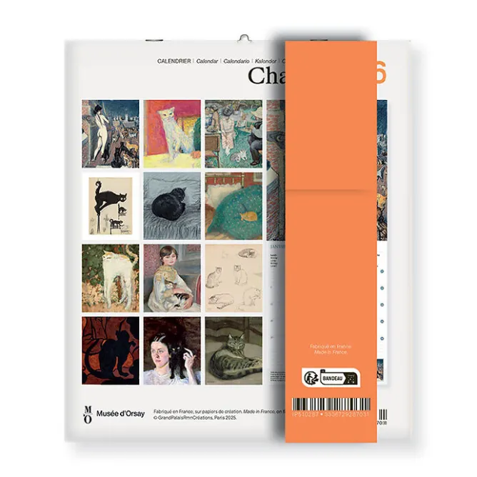Boutiques de musées Calendrier 2026 - Chats - 15,5x18cm Clearance