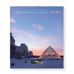 Calendriers Et Agendas<Boutiques de musées Calendrier 2026 - Chefs-d'œuvre du Louvre - 15,5x18cm