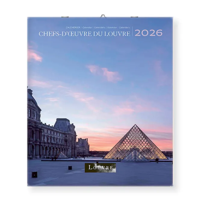 Calendriers Et Agendas<Boutiques de musées Calendrier 2026 - Chefs-d'œuvre du Louvre - 15,5x18cm