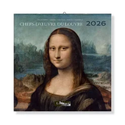 Calendriers Et Agendas<Boutiques de musées Calendrier 2026 - Chefs-d'œuvre du Louvre - 30x30 cm