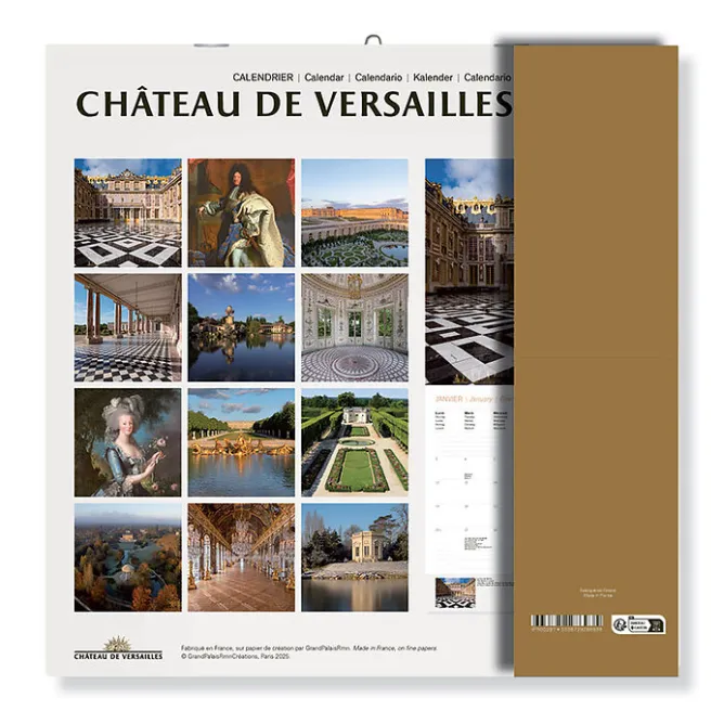 Calendriers Et Agendas<Boutiques de musées Calendrier 2026 - Château de Versailles - 30x30 cm