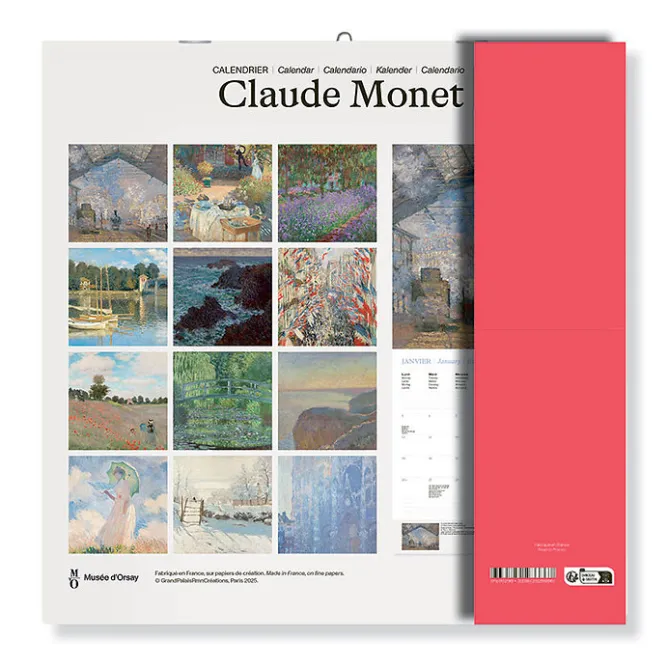 Boutiques de musées Calendrier 2026 - Claude Monet - 30x30 cm Sale