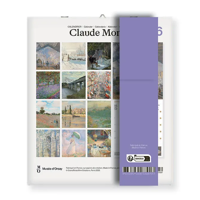 Boutiques de musées Calendrier 2026 - Claude Monet - 15,5x18cm Outlet