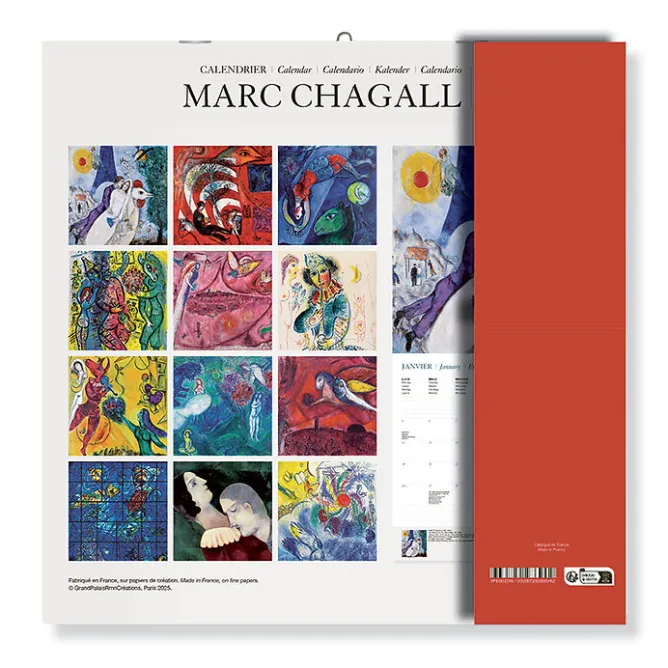 Boutiques de musées Calendrier 2026 - Marc Chagall - 30x30 cm Best
