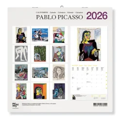 Calendriers Et Agendas<Boutiques de musées Calendrier 2026 - Pablo Picasso - 30x30 cm