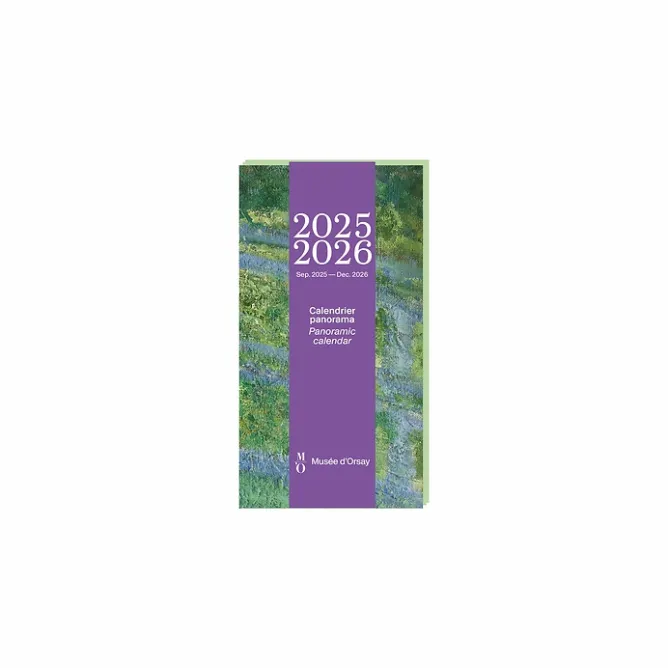 Calendriers Et Agendas<Boutiques de musées Calendrier panorama 16 mois Claude Monet - Le Bassin aux nymphéas, harmonie verte, 1899, Sept. 2025 - Déc. 2026