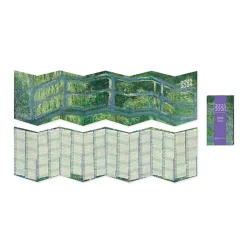 Calendriers Et Agendas<Boutiques de musées Calendrier panorama 16 mois Claude Monet - Le Bassin aux nymphéas, harmonie verte, 1899, Sept. 2025 - Déc. 2026