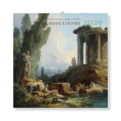Boutiques de musées Calendrier 2026 - Paysages du Louvre - 30x30 cm Clearance