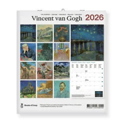 Calendriers Et Agendas<Boutiques de musées Calendrier 2026 - Vincent van Gogh - 15,5x18cm
