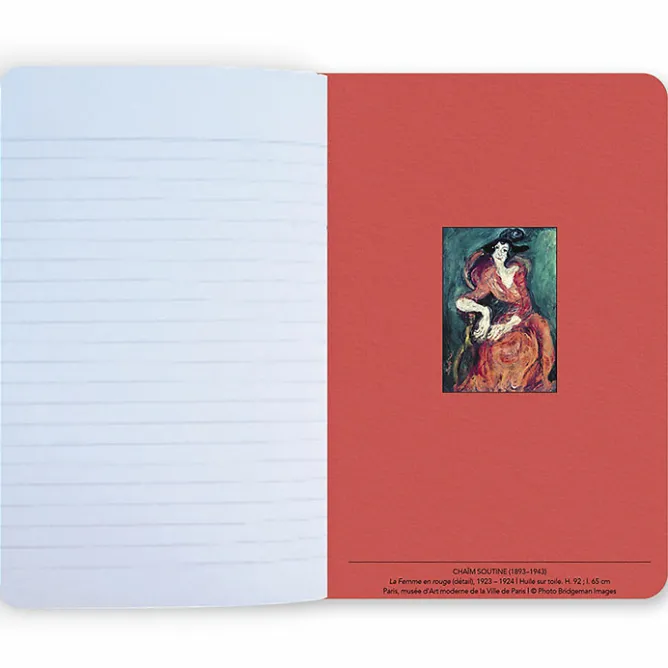 Boutiques de musées Carnet Chaïm Soutine - La Femme en rouge Sale