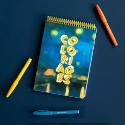 Loisirs Créatifs<Boutiques de musées Carnet de coloriages A5 Vincent van Gogh - La Nuit étoilée - Orsay x Papier Tigre