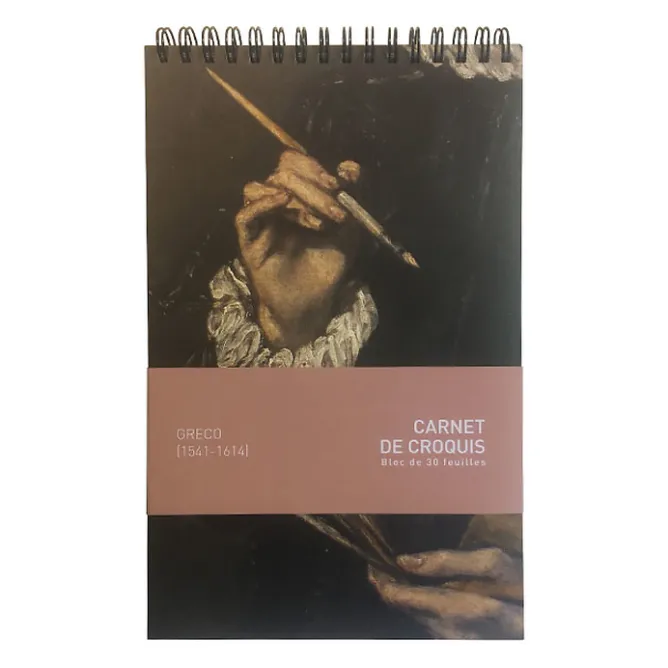 Cahiers Et Carnets<Boutiques de musées Carnet de croquis A5 - Greco - Portrait de Jorge Manuel