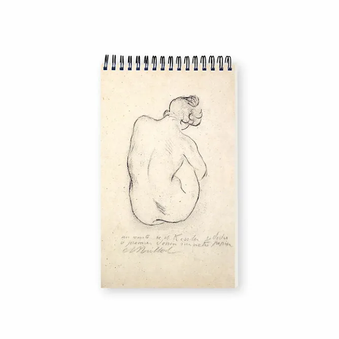 Cahiers Et Carnets<Boutiques de musées Carnet de croquis Aristide Maillol - Femme accroupie de dos, 1911 - Bloc de 30 feuilles 14 x 22 cm