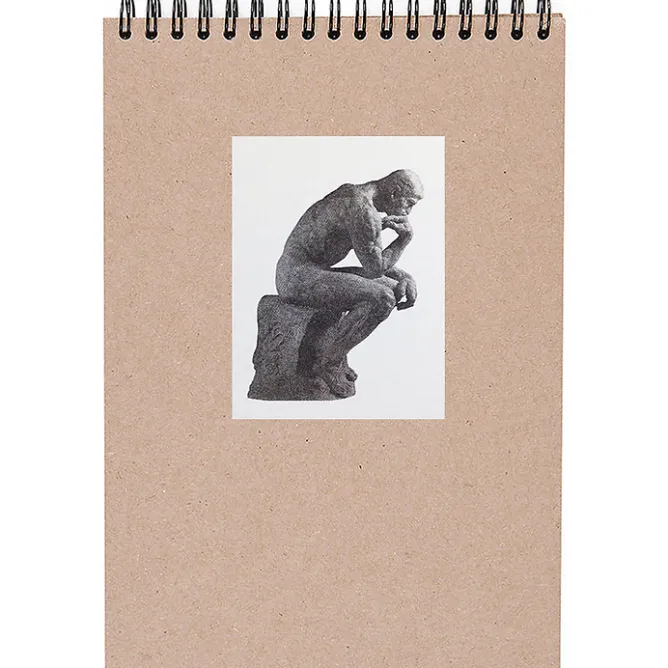 Cahiers Et Carnets<Boutiques de musées Carnet de croquis - Rodin "Le penseur"