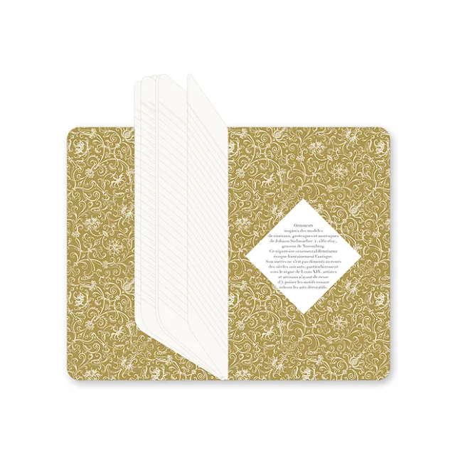 Cahiers Et Carnets<Boutiques de musées Carnet Gilded Frieze - Renaissance