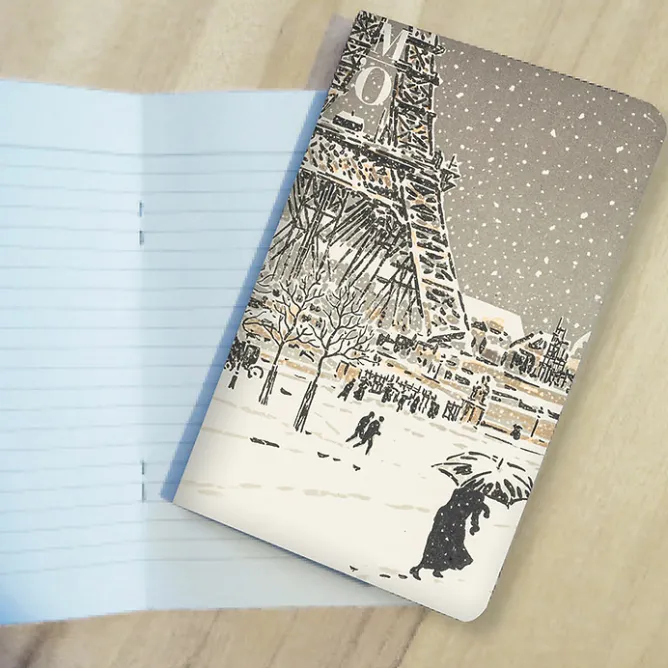 Cahiers Et Carnets<Boutiques de musées Carnet Henri Rivière - La Tour en construction, vue du Trocadéro, extrait de l'album Les Trente-six vues de la Tour Eiffel, entre 1888 et 1902
