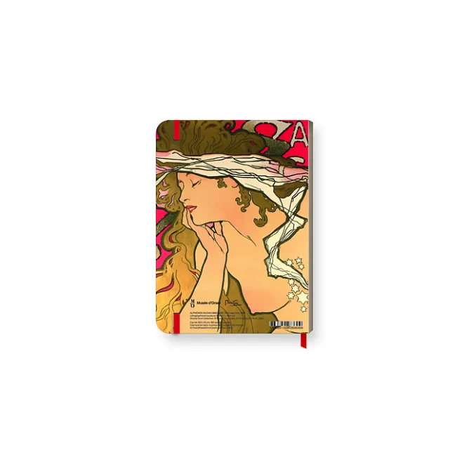 Boutiques de musées Carnet à élastique Alphonse Mucha - Salon des cent, 1896 Online