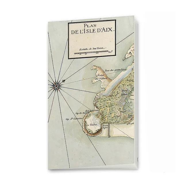 Cahiers Et Carnets<Boutiques de musées Carnet - Plan de l'île d'Aix