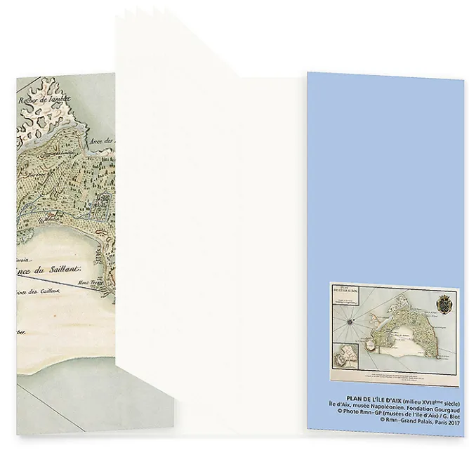 Cahiers Et Carnets<Boutiques de musées Carnet - Plan de l'île d'Aix