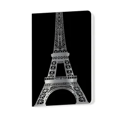 Cahiers Et Carnets<Boutiques de musées Carnet Tour Eiffel - Noir et argent