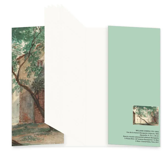 Boutiques de musées Carnet - Vue de la maison Bonaparte à Ajaccio Discount