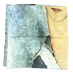 Boutiques de musées Carré de soie Amedeo Modigliani - La jeune femme au col marin, 1918 Best