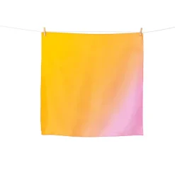 Boutiques de musées Carré de soie Rose/jaune 70x70cm Best