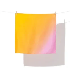 Boutiques de musées Carré de soie Rose/jaune 70x70cm Best