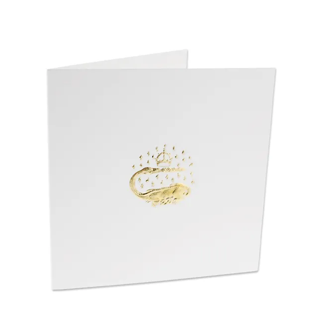 Boutiques de musées Carte double avec enveloppe - Salamandre du tympan de la porte Dorée - Château de fontainebleau Online