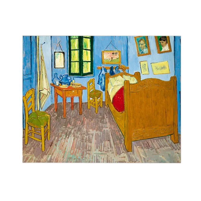 Boutiques de musées Carte double avec enveloppe - Van Gogh La chambre Hot