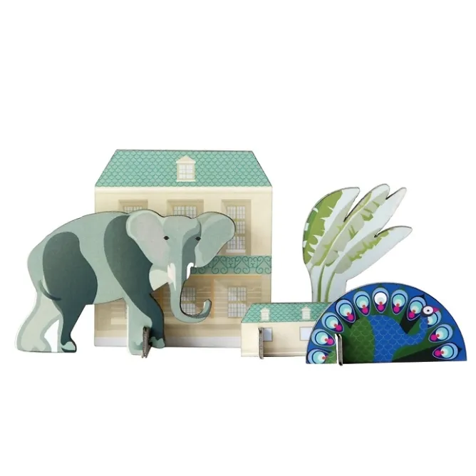 Loisirs Créatifs<Boutiques de musées Carte pop out Ménagerie du roi - Éléphant