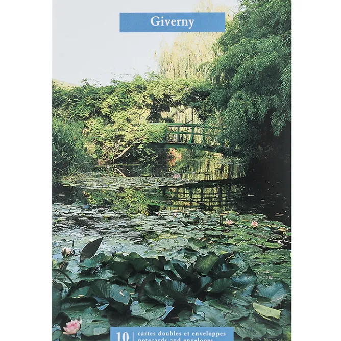 Boutiques de musées 10 Cartes doubles avec enveloppes - Giverny New