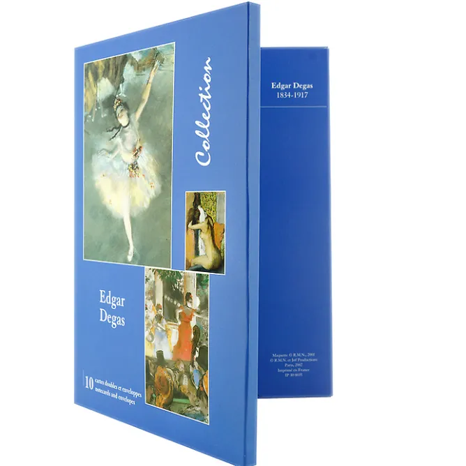 Boutiques de musées 10 Cartes doubles et enveloppes - Edgar Degas Best