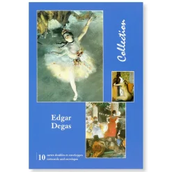 Boutiques de musées 10 Cartes doubles et enveloppes - Edgar Degas Best