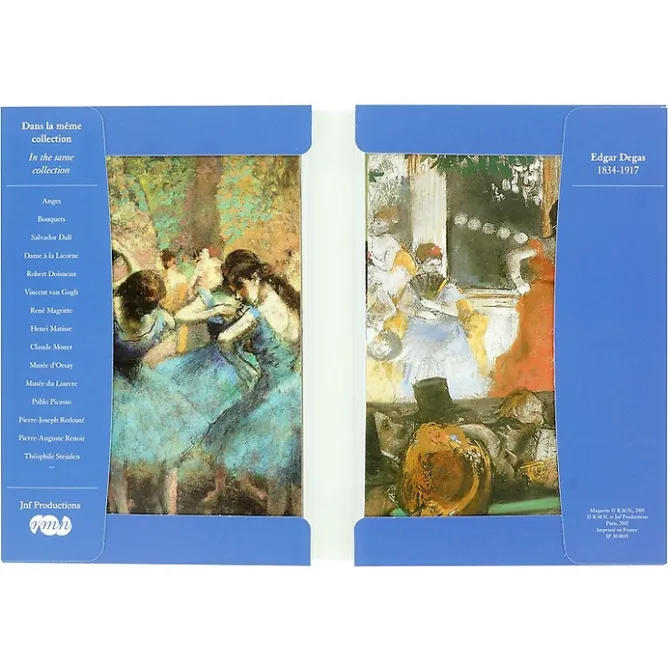Boutiques de musées 10 Cartes doubles et enveloppes - Edgar Degas Best