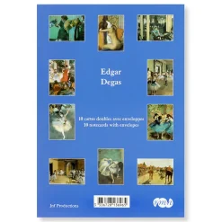 Boutiques de musées 10 Cartes doubles et enveloppes - Edgar Degas Best