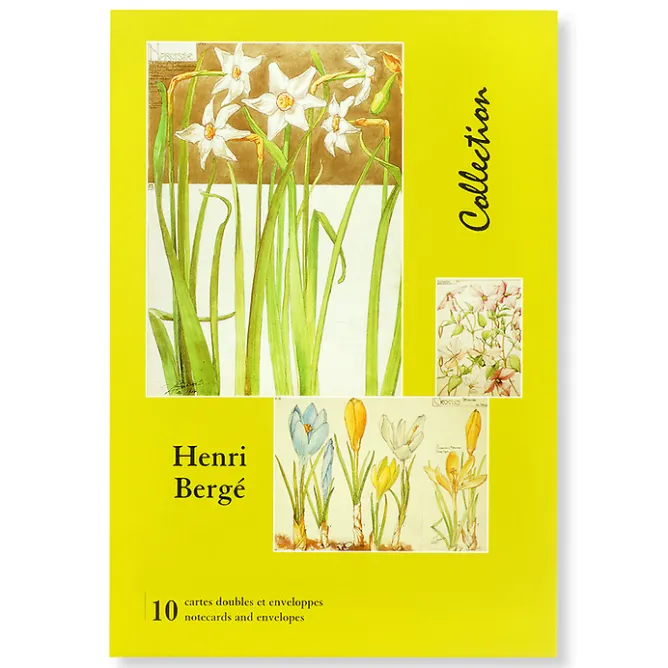 Boutiques de musées 10 Cartes doubles et enveloppes - Henri Bergé New