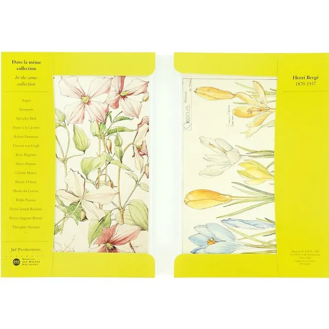 Boutiques de musées 10 Cartes doubles et enveloppes - Henri Bergé New