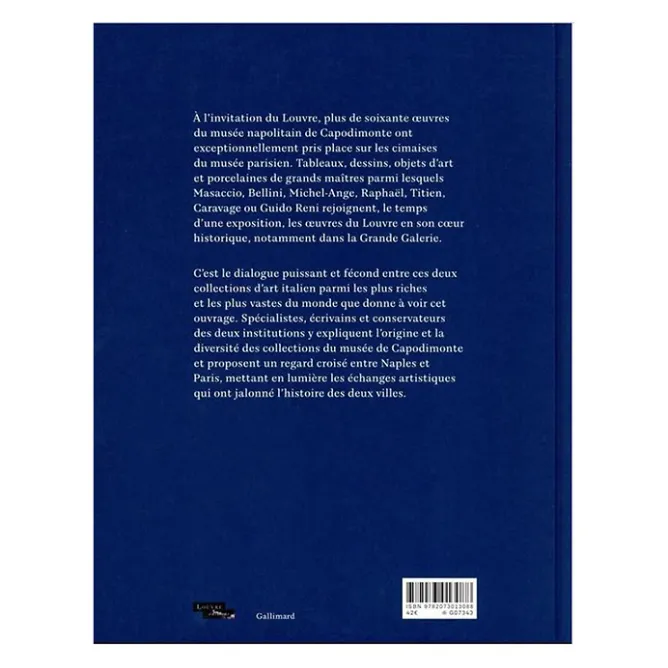 Boutiques de musées Catalogue d'exposition Naples à Paris. Le Louvre invite le musée de Capodimonte - New