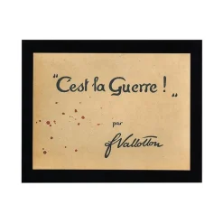 Livres D'Art<Boutiques de musées " C'est la Guerre ! " par Félix Vallotton