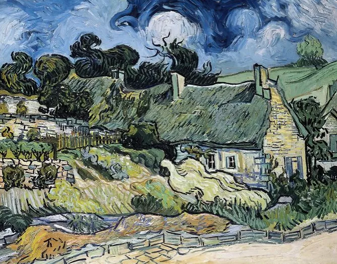 Boutiques de musées Chaumes de Cordeville à Auvers-sur-Oise (affiches d'art encadrées) Sale