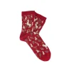 Chaussettes<Boutiques de musées Chaussettes Dame à la licorne - Rouges