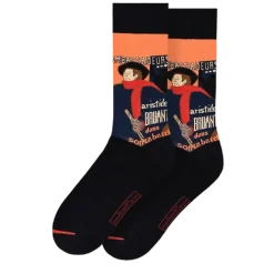 Boutiques de musées Chaussettes Henri de Toulouse-Lautrec - Aristide Bruant New