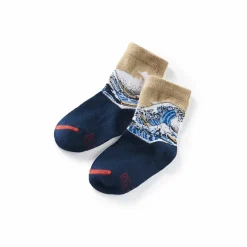 Boutiques de musées Chaussettes Hokusai - Grande Vague Modèle bébé 1-2 ans / 19-22 Online