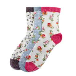 Boutiques de musées Chaussettes Marie-Antoinette Rose et perle 36/41 - Château de Versailles Discount