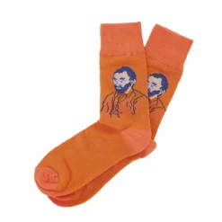Boutiques de musées Chaussettes Vincent van Gogh - Autoportrait Orange 41/46 - Musée d'Orsay