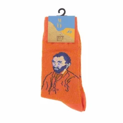 Boutiques de musées Chaussettes Vincent van Gogh - Autoportrait Orange 41/46 - Musée d'Orsay