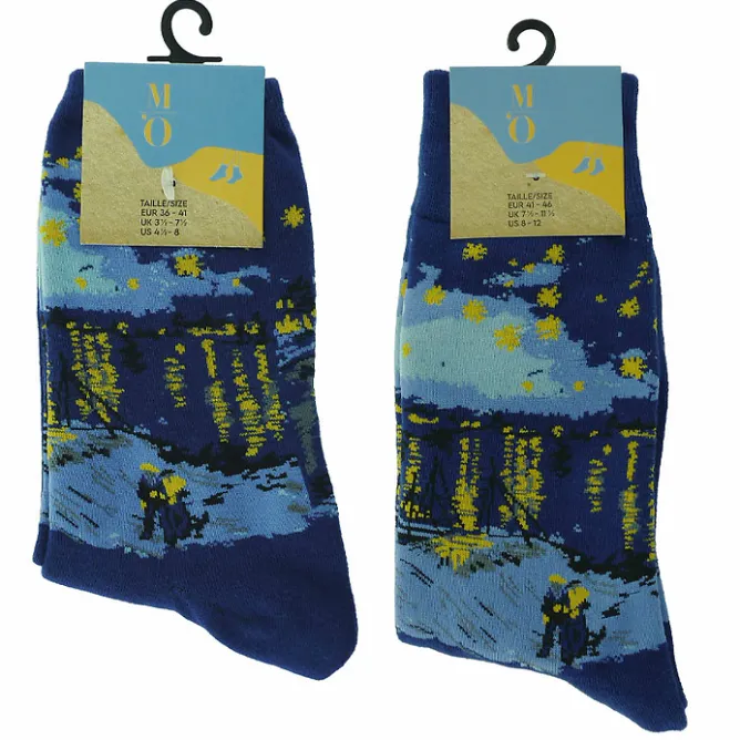 Chaussettes<Boutiques de musées Chaussettes Vincent van Gogh - La nuit étoilée - Musée d'Orsay 36 au 46