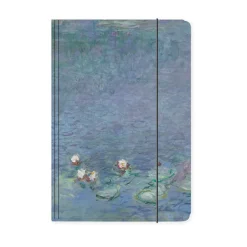 Boutiques de musées Chemise à élastique Claude Monet - Nymphéas, Matin - A4 Best
