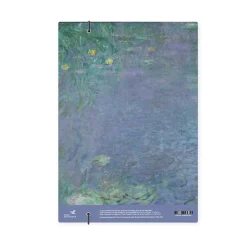 Boutiques de musées Chemise à élastique Claude Monet - Nymphéas, Matin - A4 Best